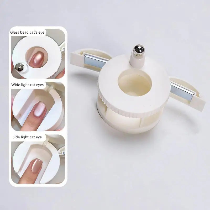 Cat Eye Nail Magnet Tool – 360° Rotating Nail Art Magnet