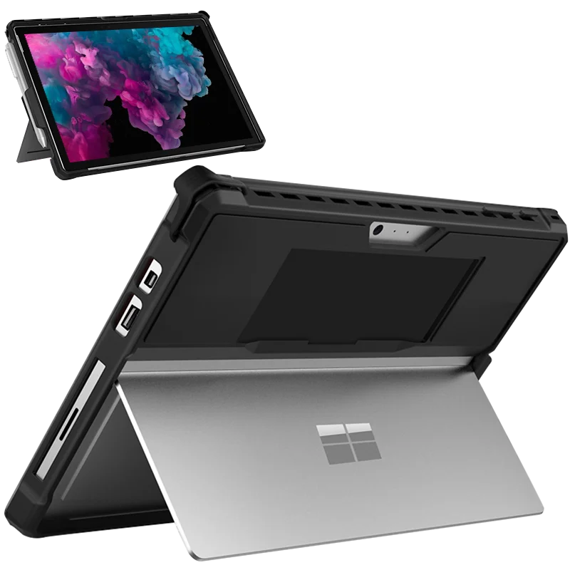 EGYAL Rugged Case Microsoft Surface Pro & Go + Pen Holder