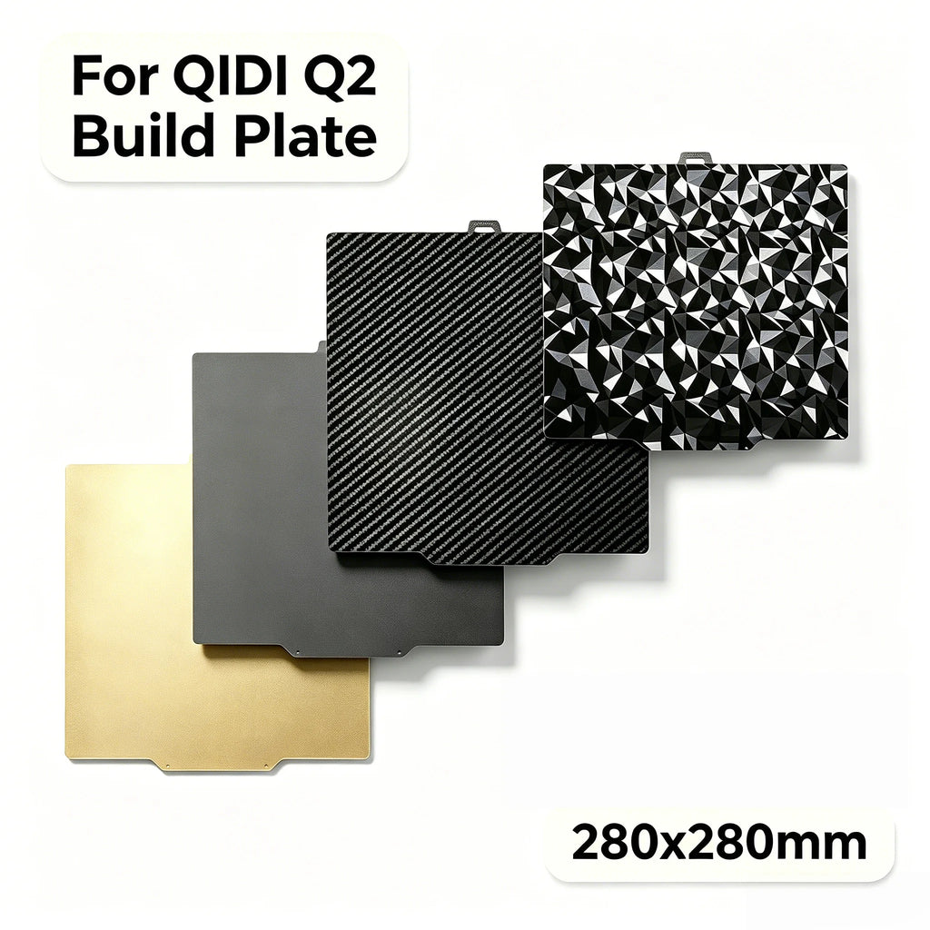 BEGRINT QIDI Q2 PEI PEO Carbon Fiber Spring Steel Sheet 280x280
