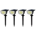 VIBE 4-Pack 59 LED Solar Garden Spotlights – IP65 Waterproof