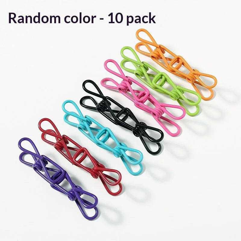 Colorful Windproof Clothespins – Laundry & Utility Clips 10–20pc