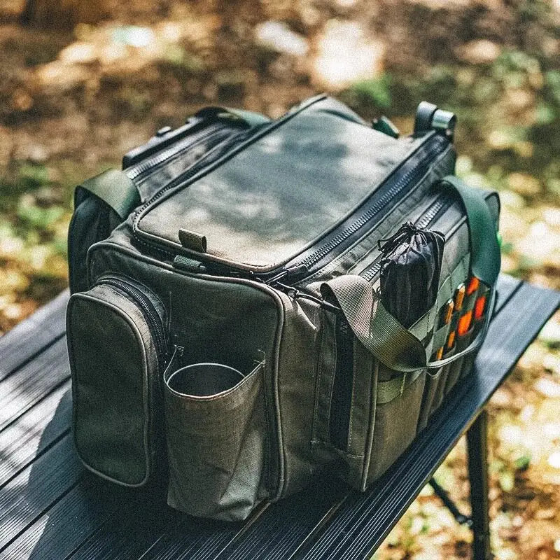 VIBE Tactical Camping Picnic Shoulder Bag – Multi-Compartment