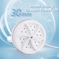 Portable Mini Turbo Washer USB Ultrasonic Cleaning Machine 30W