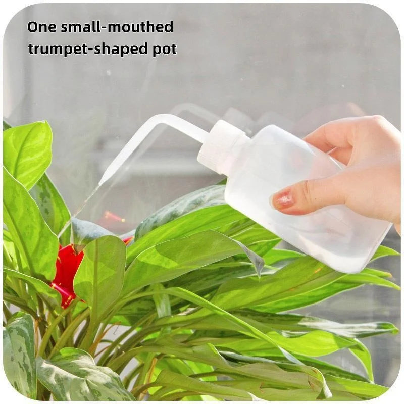 Squeeze Watering Bottle Long Curved Nozzle for Succulents