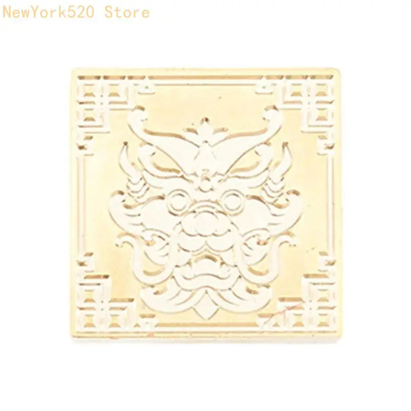 Chinese New Year Brass Wax Seal Stamp Head | Spring Festival