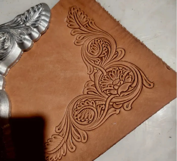 Tang Grass 3D Relief Leather Embossing Mold – Stainless Steel