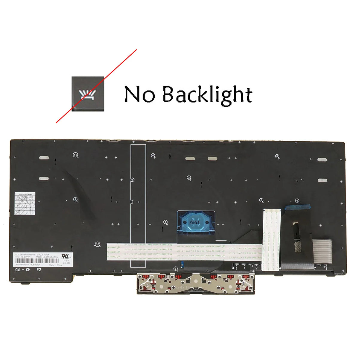 Korean Keyboard Lenovo ThinkPad L480 L490 T480s T490 No Backlit