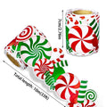 Christmas Border Stickers – Snowflakes, Bells & Candy Designs