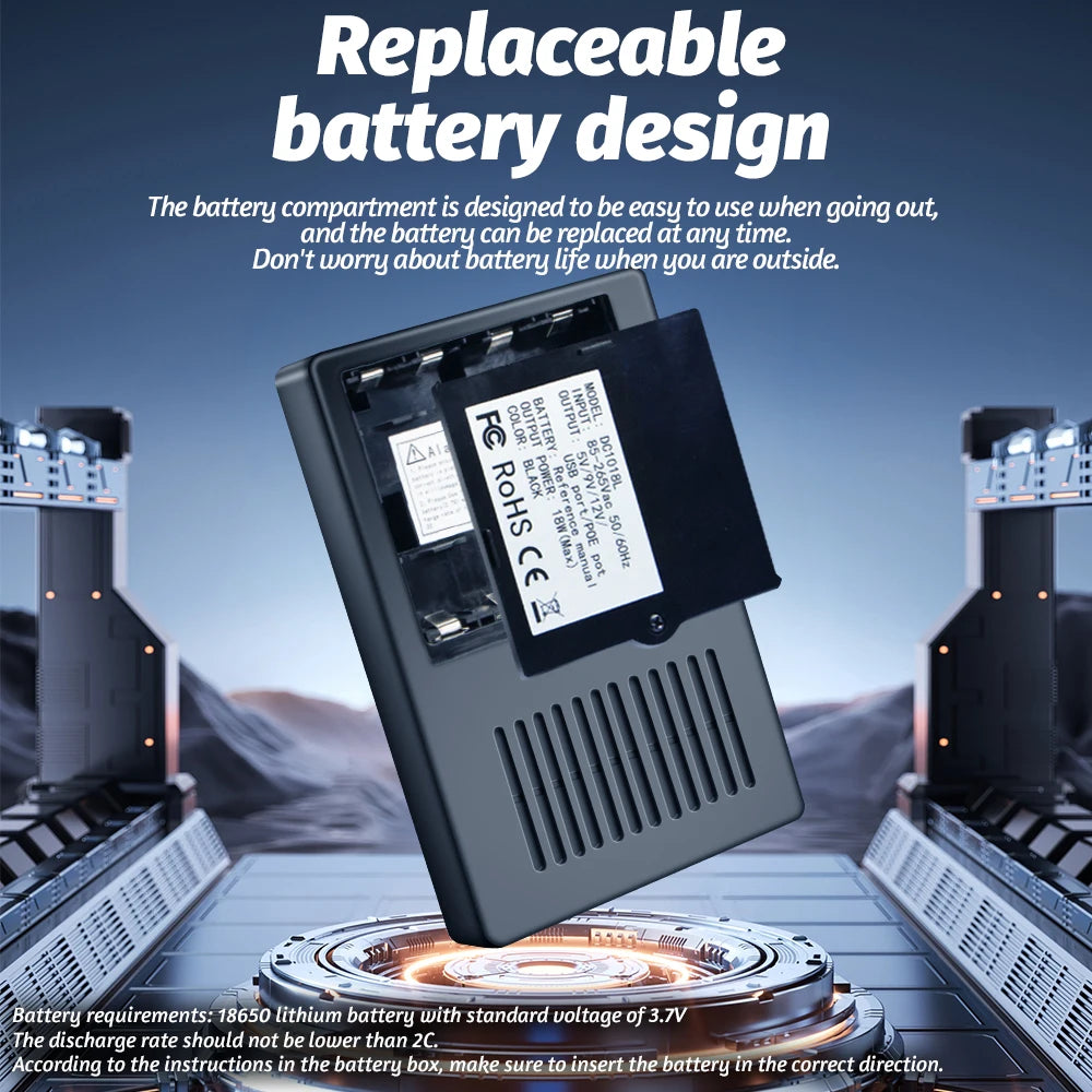 DC1018L Mini UPS 5V 9V 12V Battery Backup for Router & Modem
