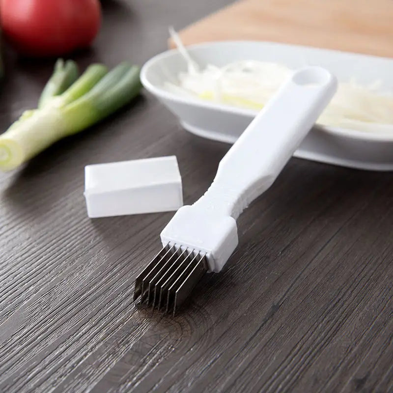 Stainless Steel Green Onion Slicer & Vegetable Shredder
