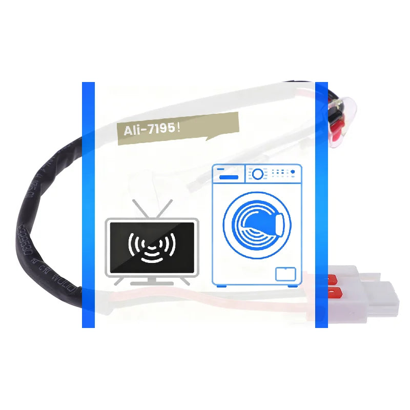 White Thermal Fuse Defrost Sensor for Fridge Freezers 72°C