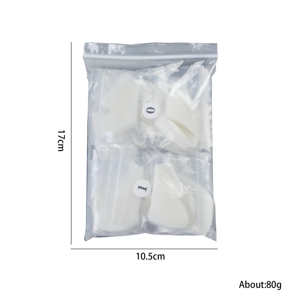 500pcs Clear Acrylic False Nail Tips – DIY Nail Art Extension