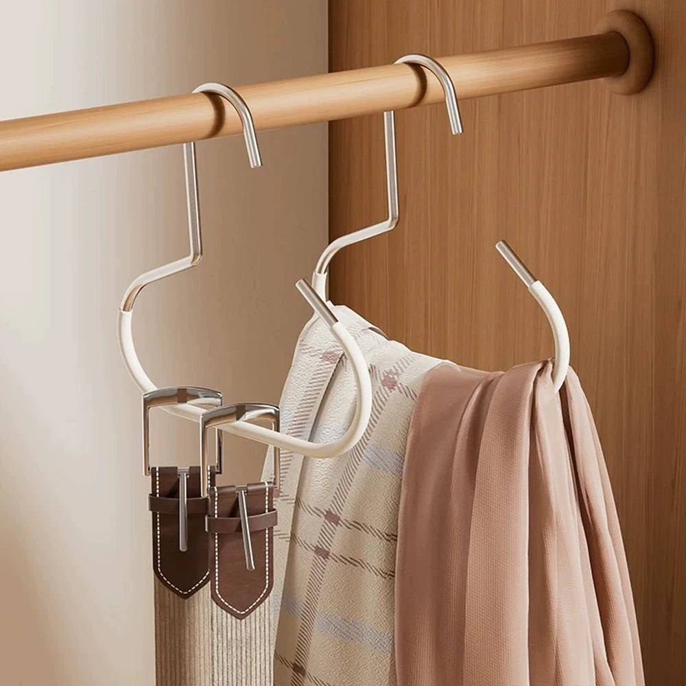 Stainless Steel Hat & Scarf Hanger Rack | Home Storage Hook