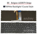 White Backlit Keyboard for MSI GT62VR GT72VR GT73VR | AZUBAY