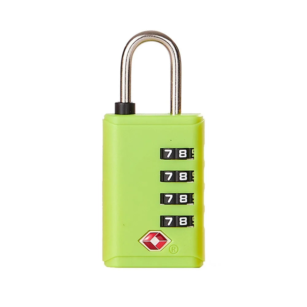 TSA 4-Digit Combination Padlock for Travel Luggage