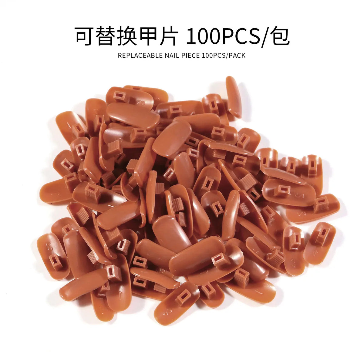 Flexible Nail Training Hand & 100 Replaceable Tips | Misscheering