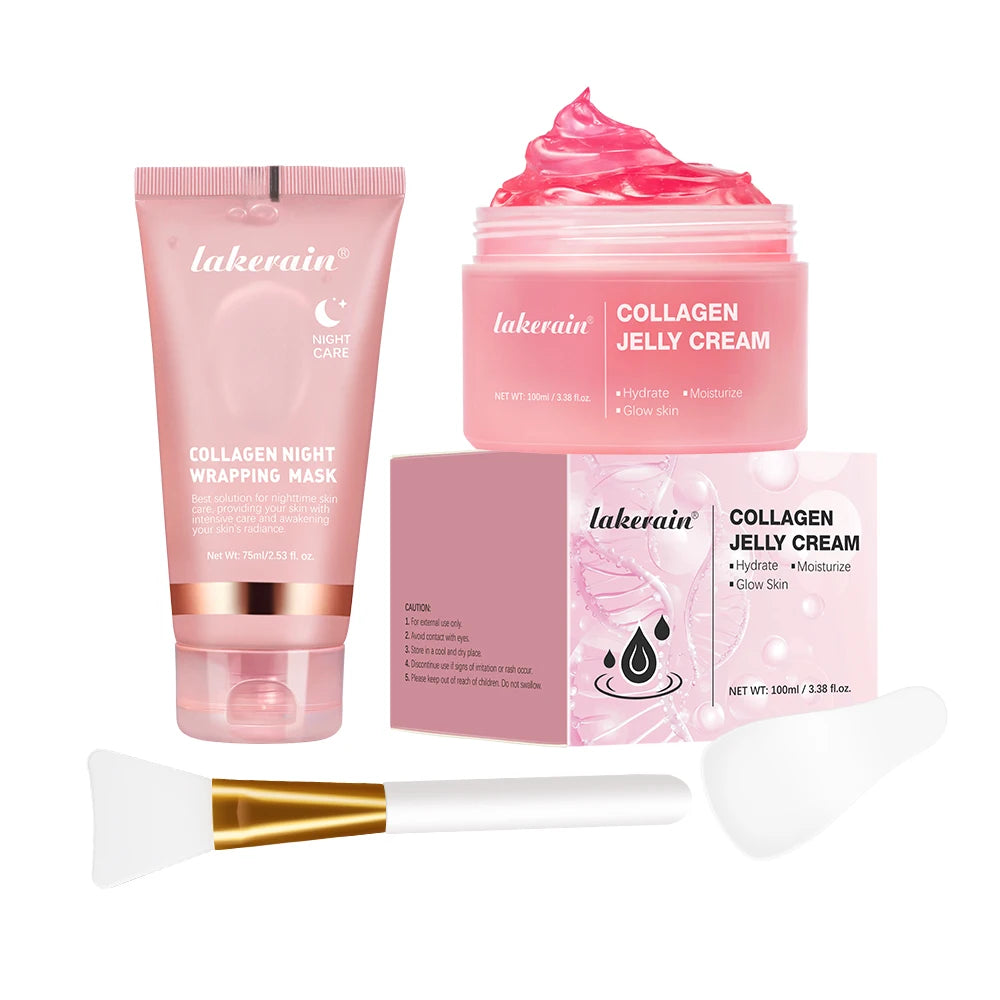 4-Piece Collagen Peel-Off Overnight Facial Mask – Firming