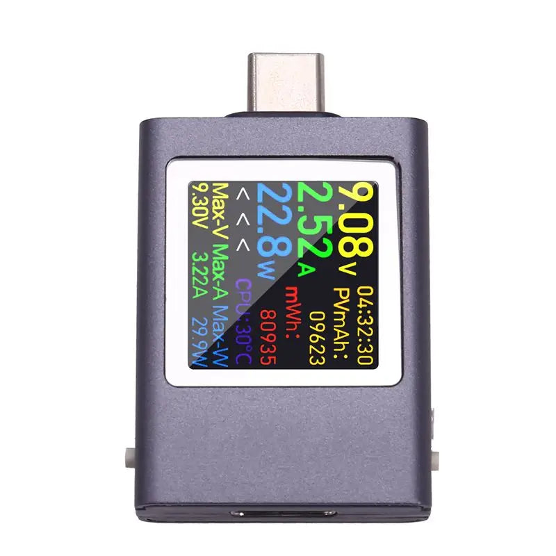 PD3.1 USB-C Charging Tester DC 4.5–50V 12A Power Meter