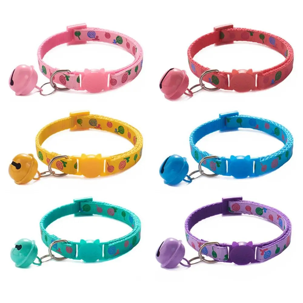 Adjustable Cartoon Cat Collar Cute Buckle Pet Accessory