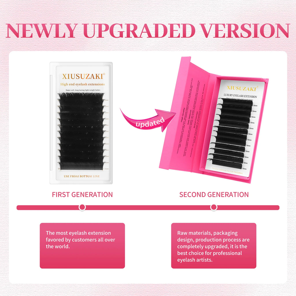 XIUSUZAKI 2D YY Premade Volume Fan Eyelash Extensions