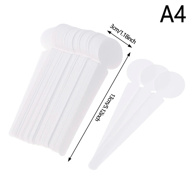 100 Pcs Cotton Paper Perfume & Essential Oil Test Strips