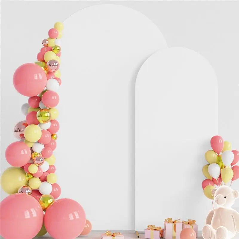 Wedding Arch Backdrop Cover Set with 100 Balloons – Party Decor