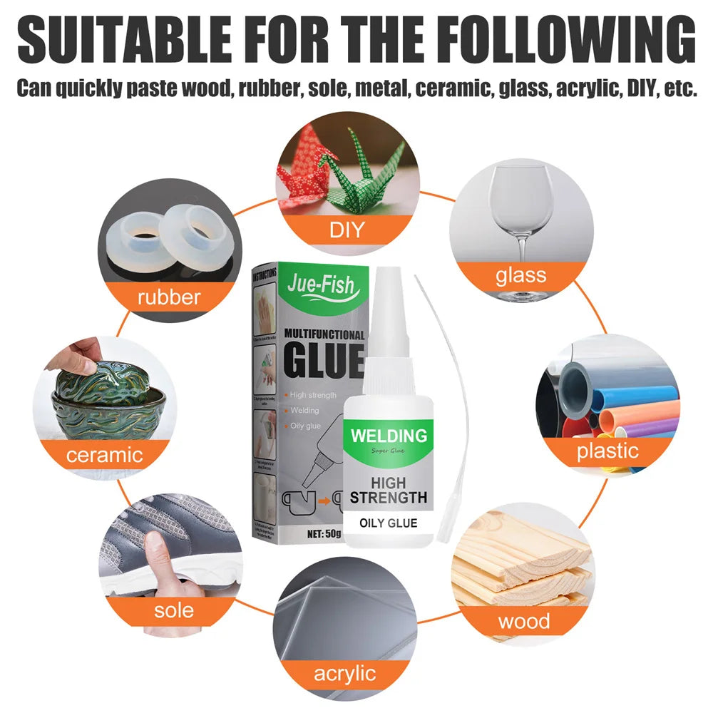 Universal Waterproof Super Strong Glue – Metal Glass Plastic