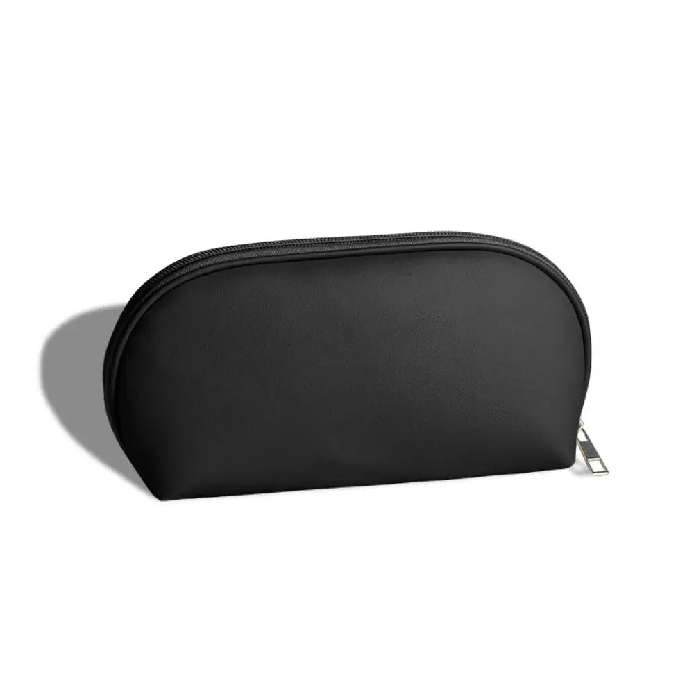 PU Leather Cosmetic Bag Large Capacity Travel Makeup Pouch