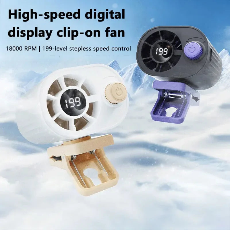 VIBE Clip-On Mini Air Cooler Fan – Bladeless & Portable