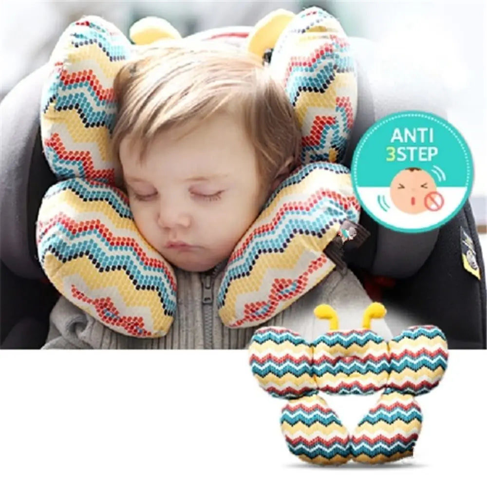 Soft Baby Neck Pillow – Memory Foam Infant Car Seat Headrest