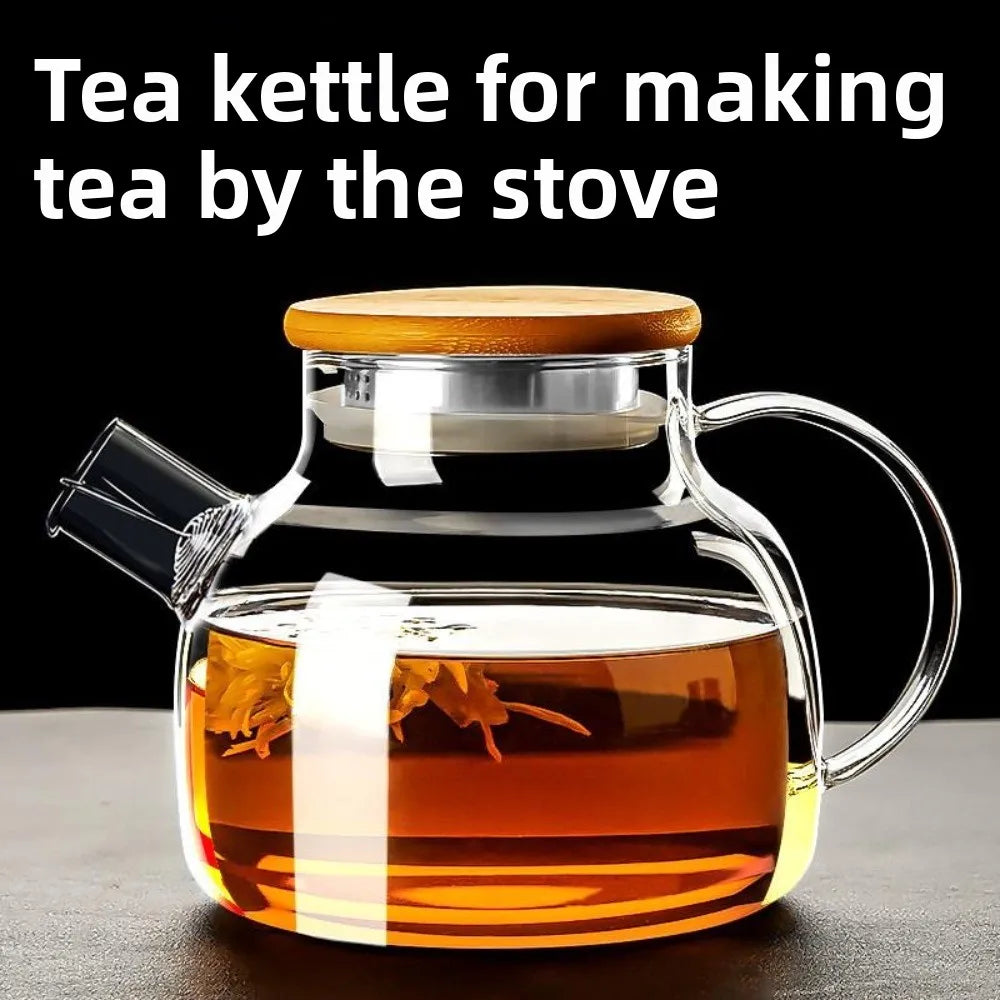 Borosilicate Glass Water Pitcher with Lid – 1L / 1.8L