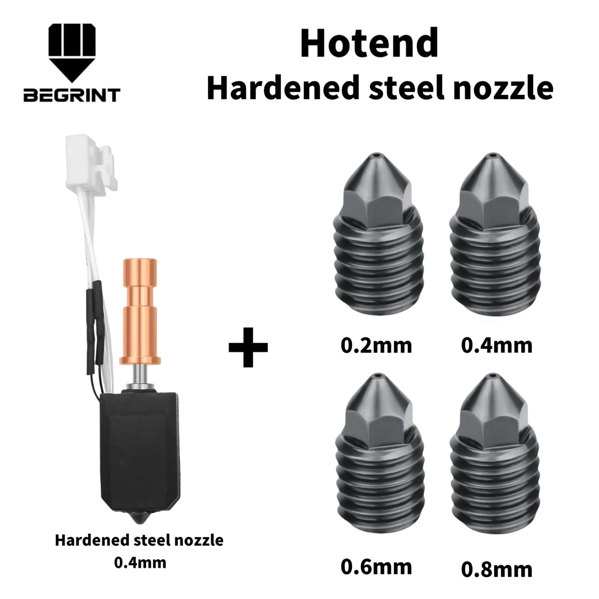 BEGRINT Ceramic Hotend for Anycubic Kobra S1 – 0.2–0.8mm