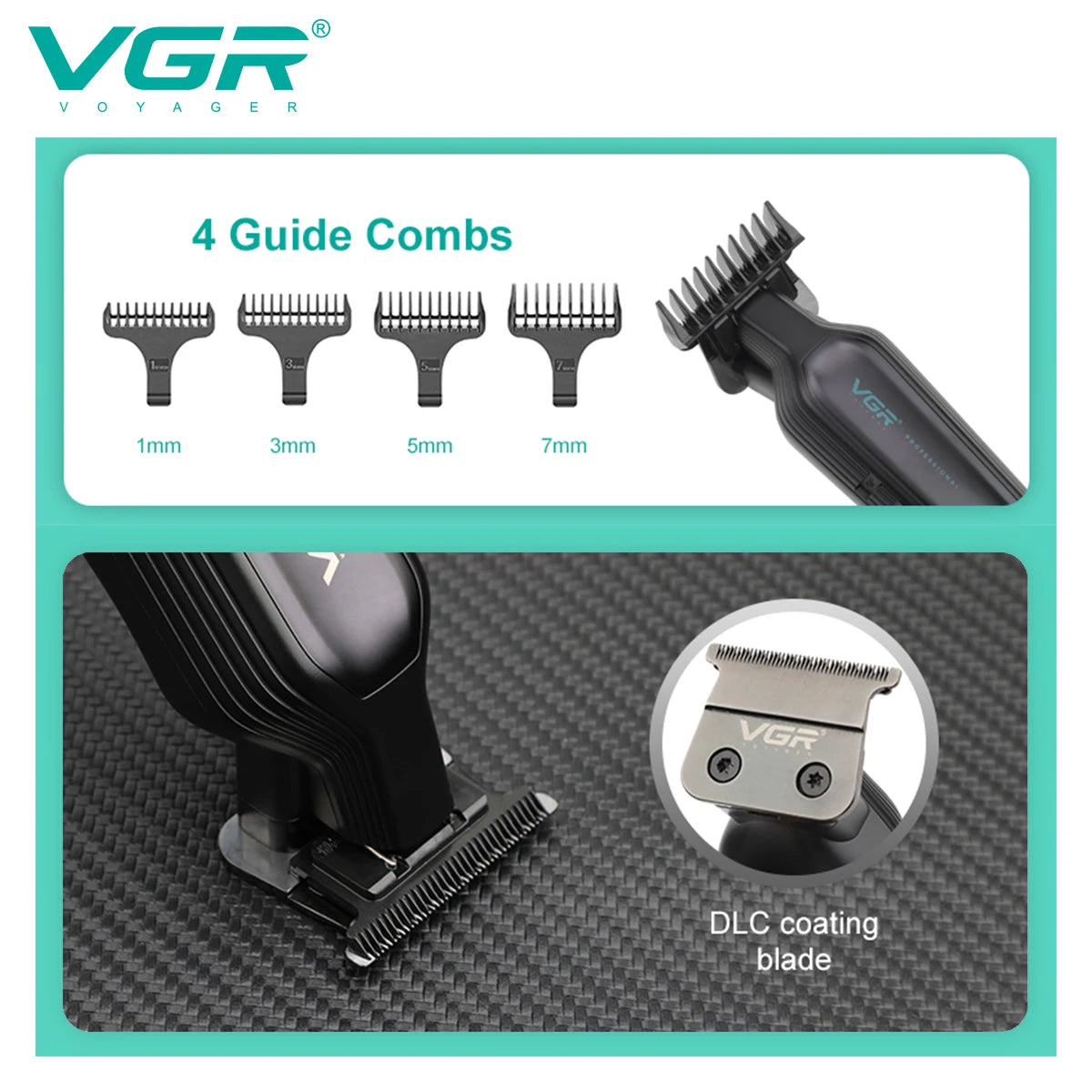 VGR V-930 Cordless Hair Clipper & Trimmer for Men