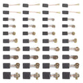 40-Pack Electric Motor Carbon Brushes Set – 10 Sizes
