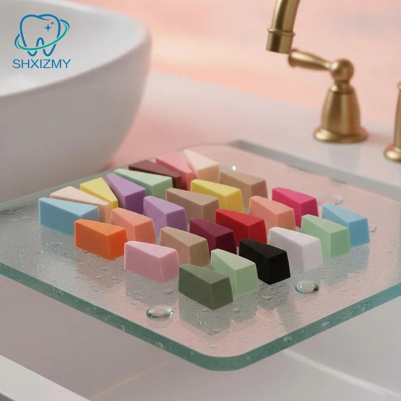 Wedge Makeup Sponges Latex-Free Foundation Blending 10/50/100 Pcs