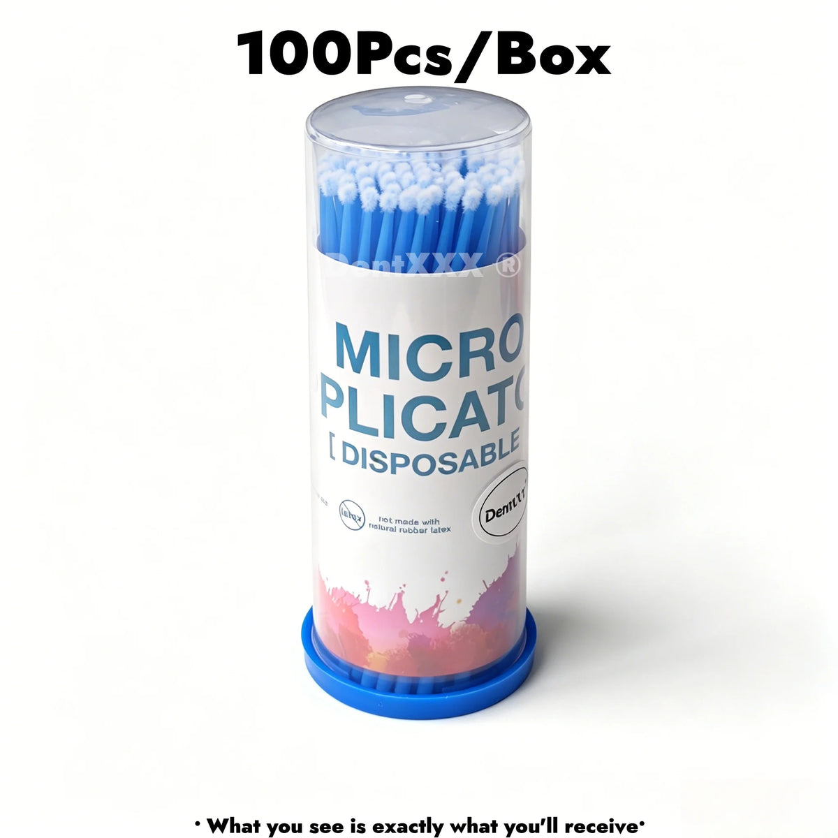 Disposable Micro Applicator Brushes 100pc | Bendable Precision Tips