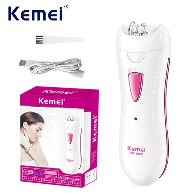 Kemei Cordless Electric Epilator for Women – KM-290R