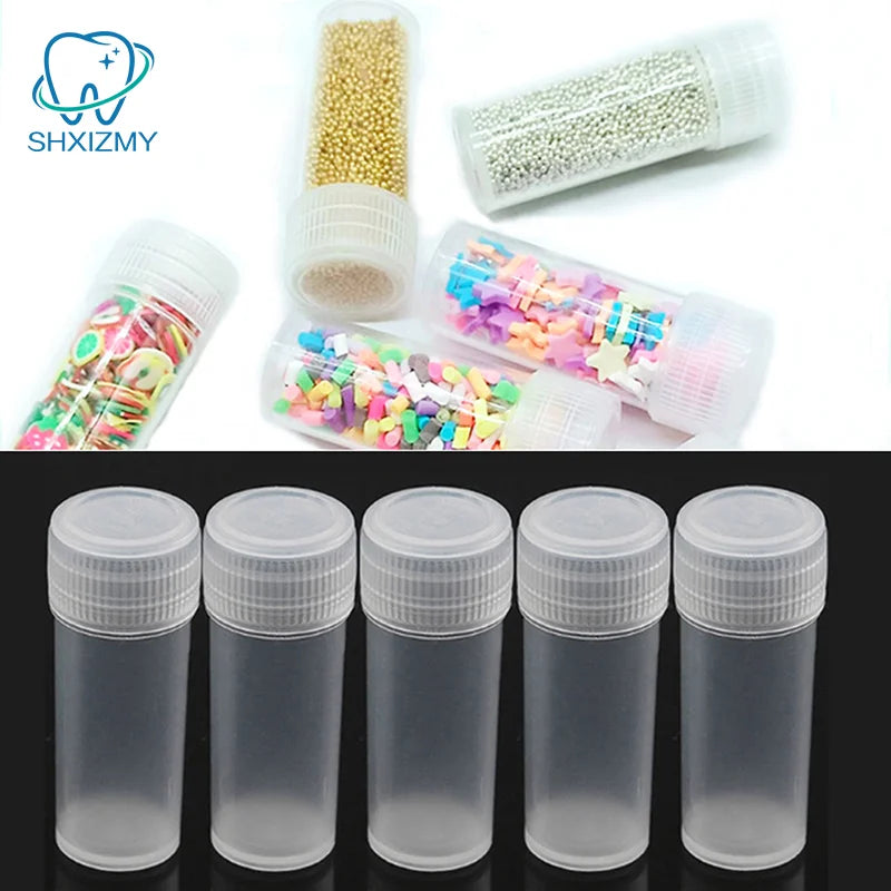 20PCS 5ml Mini Plastic Sample Vials & Small Bottles with Lids