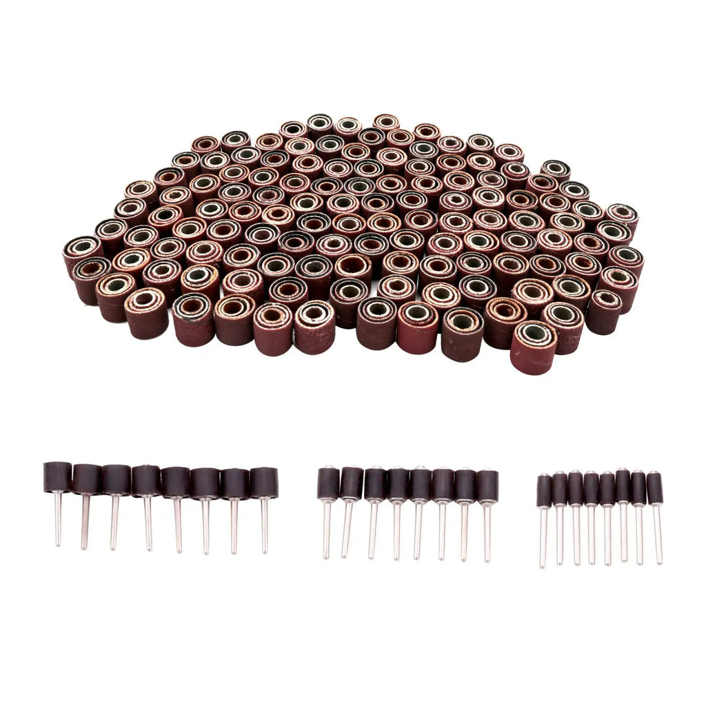 384-Pc Drum Sander Set – Sanding Bands & Mandrels for Rotary Tools
