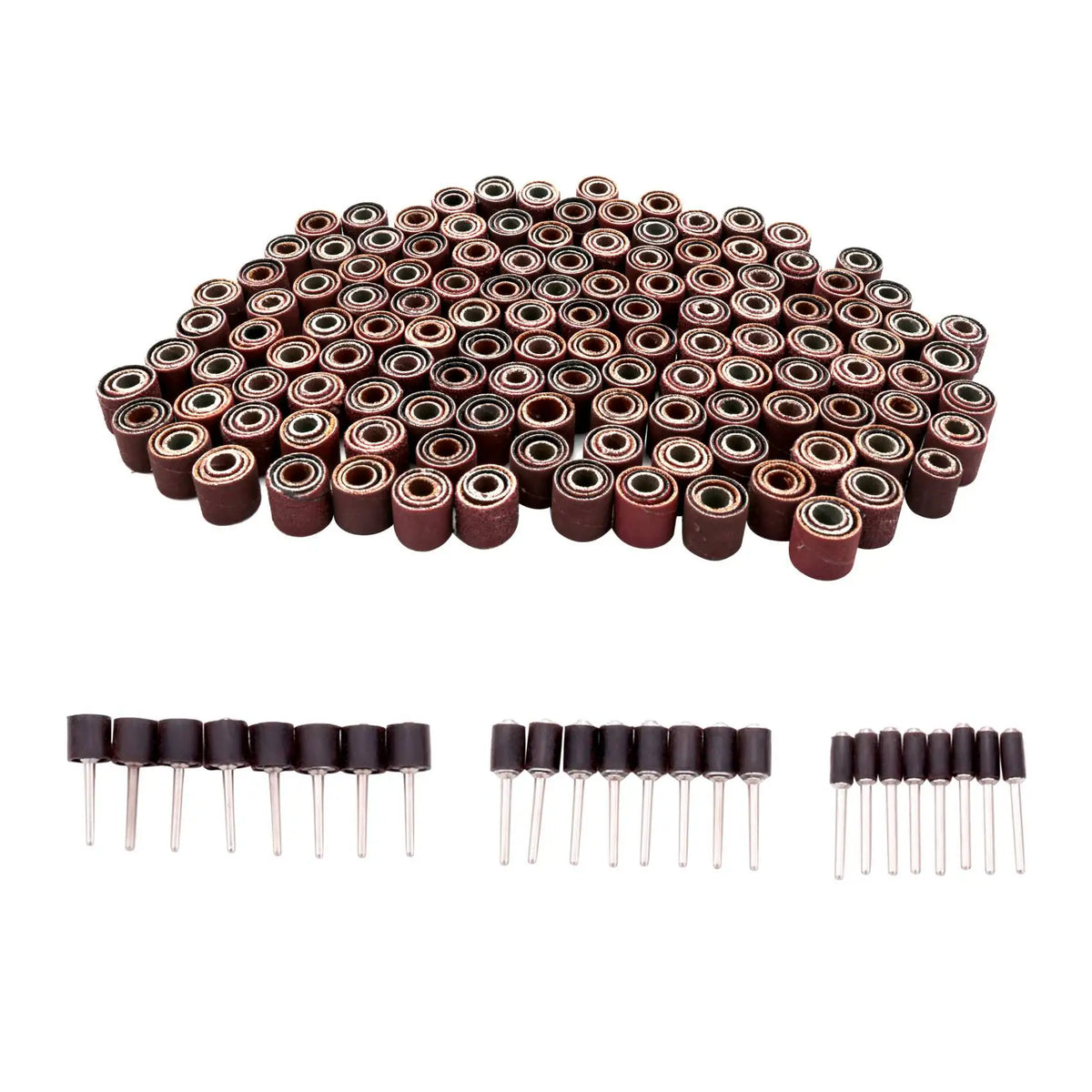 384-Pc Drum Sander Set – Sanding Bands & Mandrels for Rotary Tools