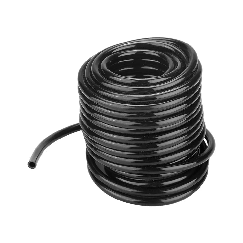 1/4 Inch Flexible PVC Drip Irrigation Hose – Black, 10–50m