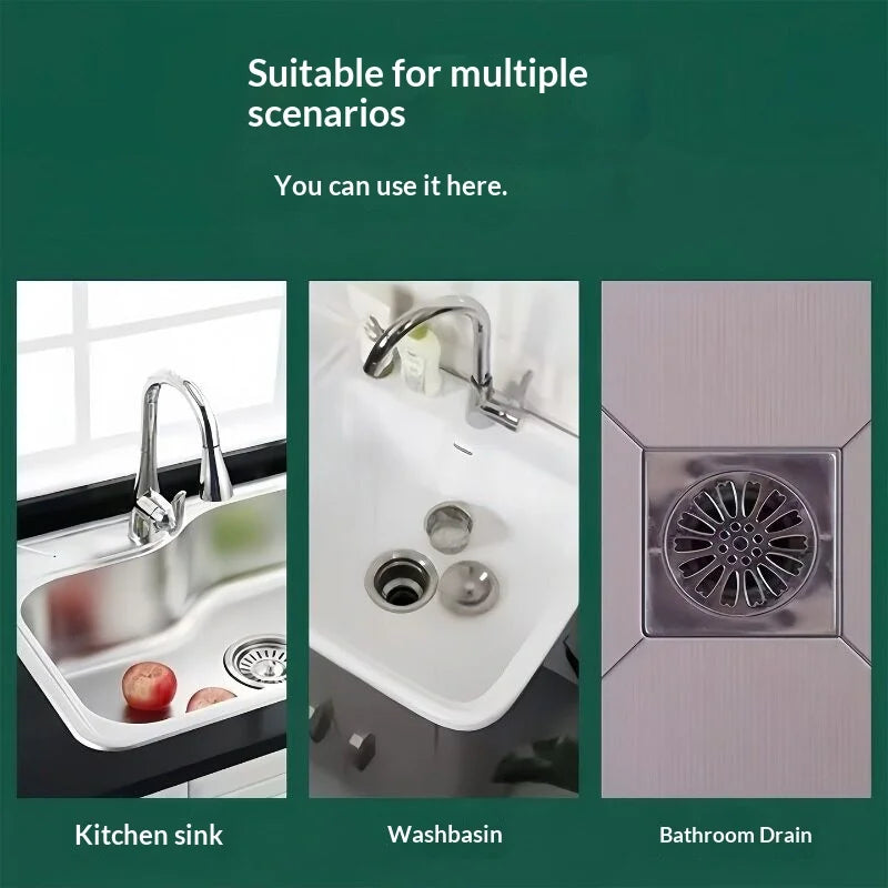 Stainless Steel Sink Strainer Drain Filter Basket with Handle