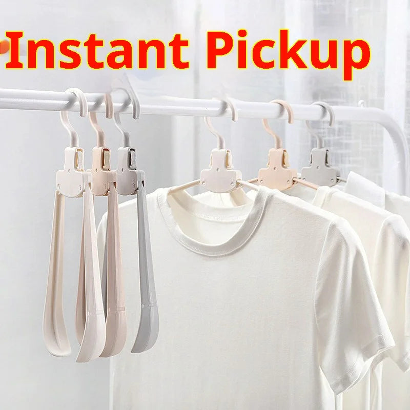 Foldable Wide Shoulder Non-Slip Clothes Hanger | Travel & Home