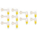 10-Pack Automatic Chicken Water Nipple Drinkers – Leak-Proof