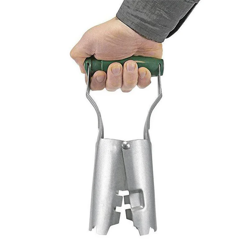 Stainless Steel Hand Dibber & Bulb Planter Set with Depth Marks