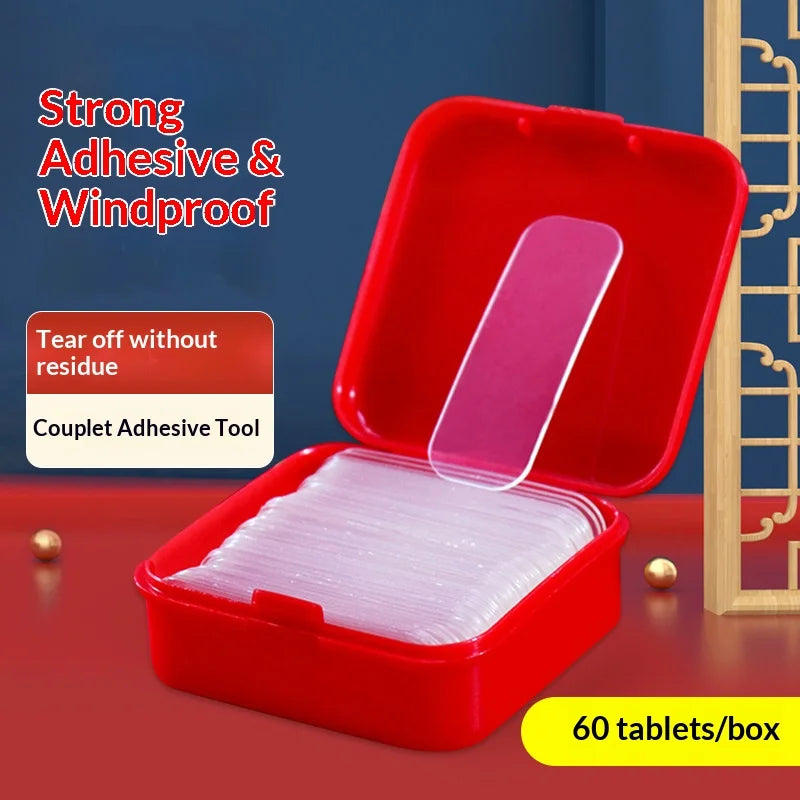 Removable Double-Sided Clear Tape – Residue-Free & Reusable