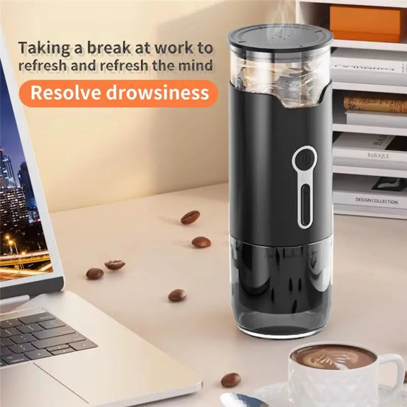 VIBE Portable Electric Coffee Maker – Capsule & Powder Brewer