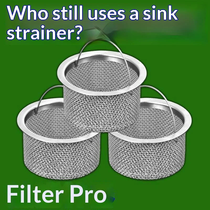Stainless Steel Kitchen Sink Strainer & Drain Filter Basket