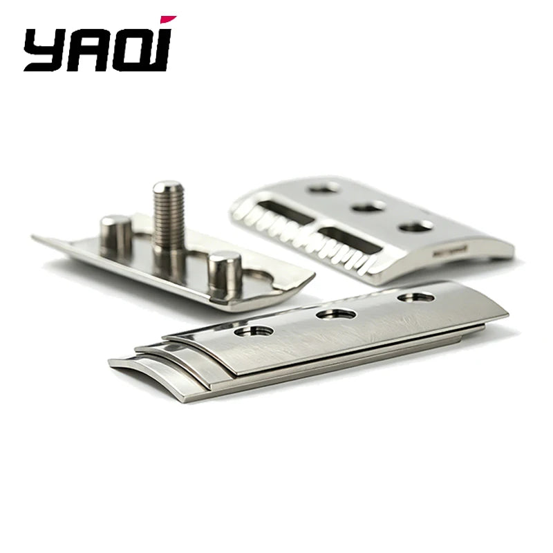 YAQI Trifecta 316 SS Adjustable Safety Razor Head | 3 Blade Gaps