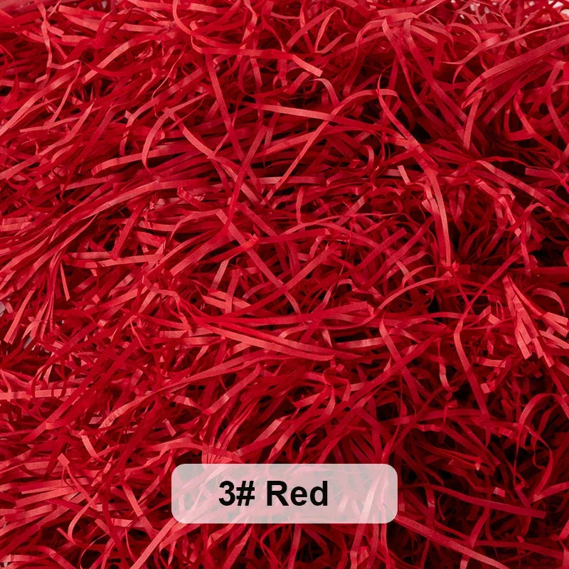 200g Multicolored Raffia Paper Shreds – Gift Box & Basket Filler